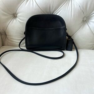 Coach Black Leather Crossbody Bag